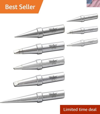 Authentic Weller ET Series Tip Set - 5 Pack for Efficient Soldering Applications