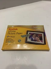 Kodak Ultima Picture Paper 4x6 High Gloss 25 Sheets New In Packaging For Inkjet