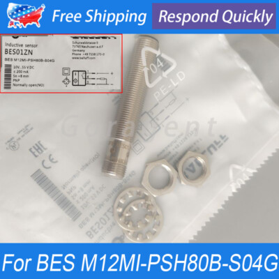 New For BES M12MI-PSH80B-S04G Proximity Switch Sensor  10-55VDC 200mA 8mm PNP