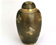 BUTTERFLY CREMATION URN, FUNERAL URNS, ADULT BUTTERFLY ASH URN