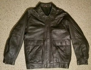 cortefiel leather jacket