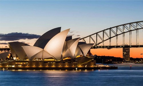 Sydney Opera House New South Wales, Australia Canvas Print Unframed Home Decor - Picture 3 of 5