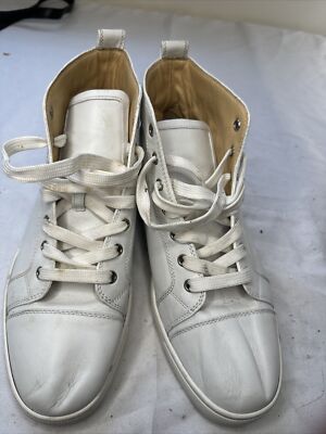 Louboutin White Chaussure Montante Louboutin Christian