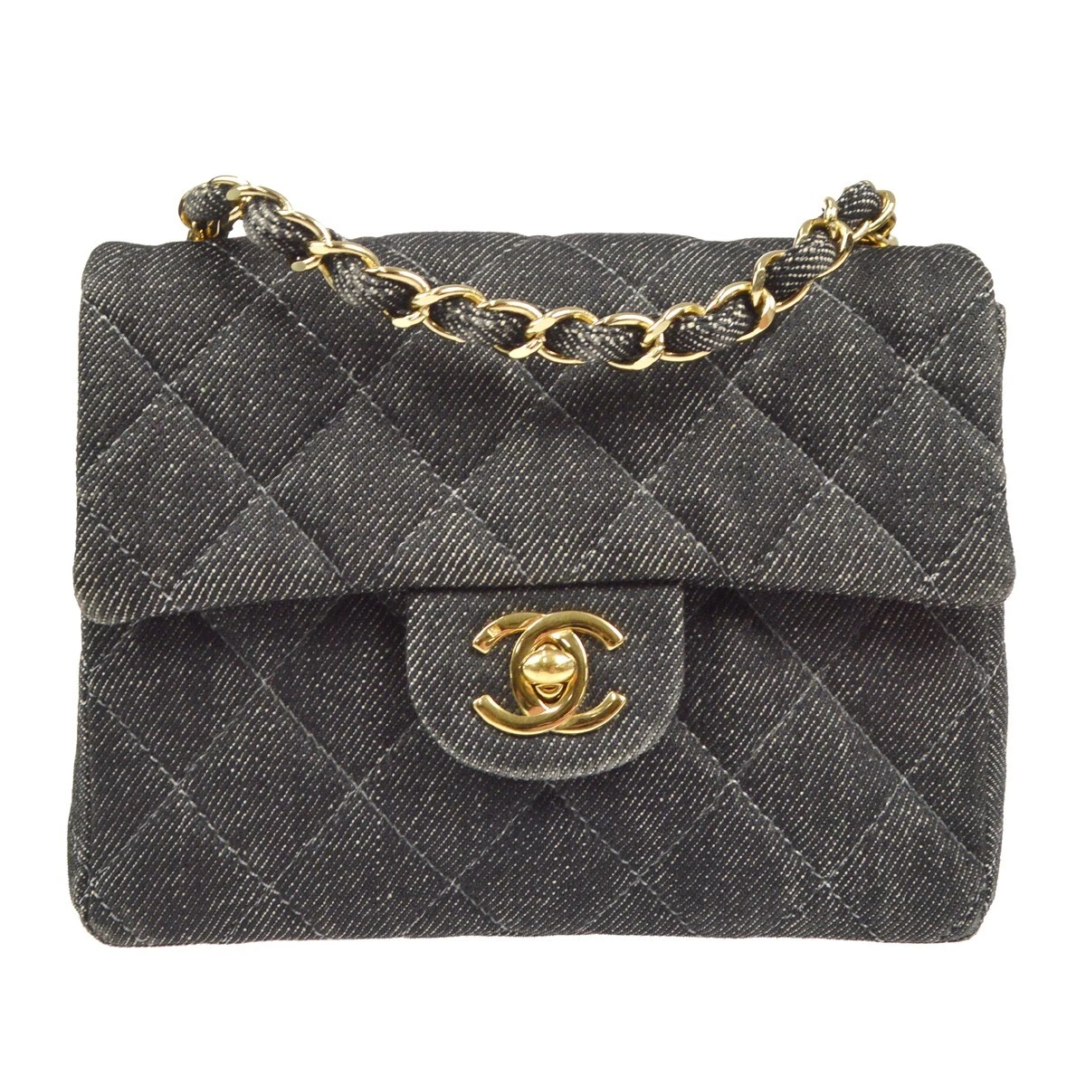 chanel classic flap denim