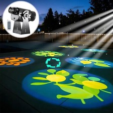 IP67 Custom 4 Logo Rotated Gobo Projector Advertising Light LED Projection Lamp