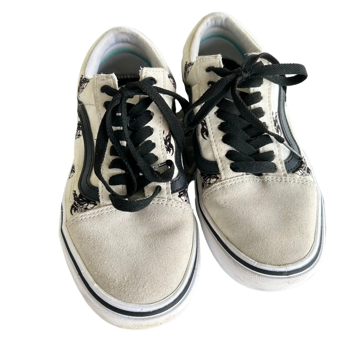 Sixty Sixers x Vans ComfyCush Old Skool Skull Print - White  display picture 2