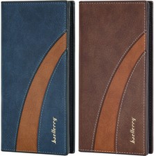 Waterproof Mens RFID Blocking Leather Wallet Credit Card ID Holder Long Purse US