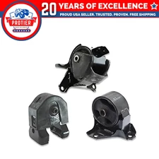Fits 2009-2010 Hyundai Sonata 2.4L AUTO Engine Motor & Trans Mount Set 3pc :