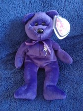 Ty Beanie Babies Princess Bear Toy Diana