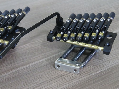 Headless guitar bridge 6, 7, 8 strings tremolo by Nova Guitar Parts - Picture 17 of 30