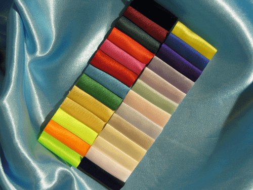 25 METRE ROLL - SILKY SATIN FABRIC - BULK PRICE DISCOUNT - 100% POLYESTER - - Photo 1/24