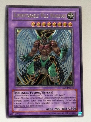 Yu-Gi-Oh! Elementarheld Wild Wingman EOJ-DE035 Ultimate Rare Deutsch