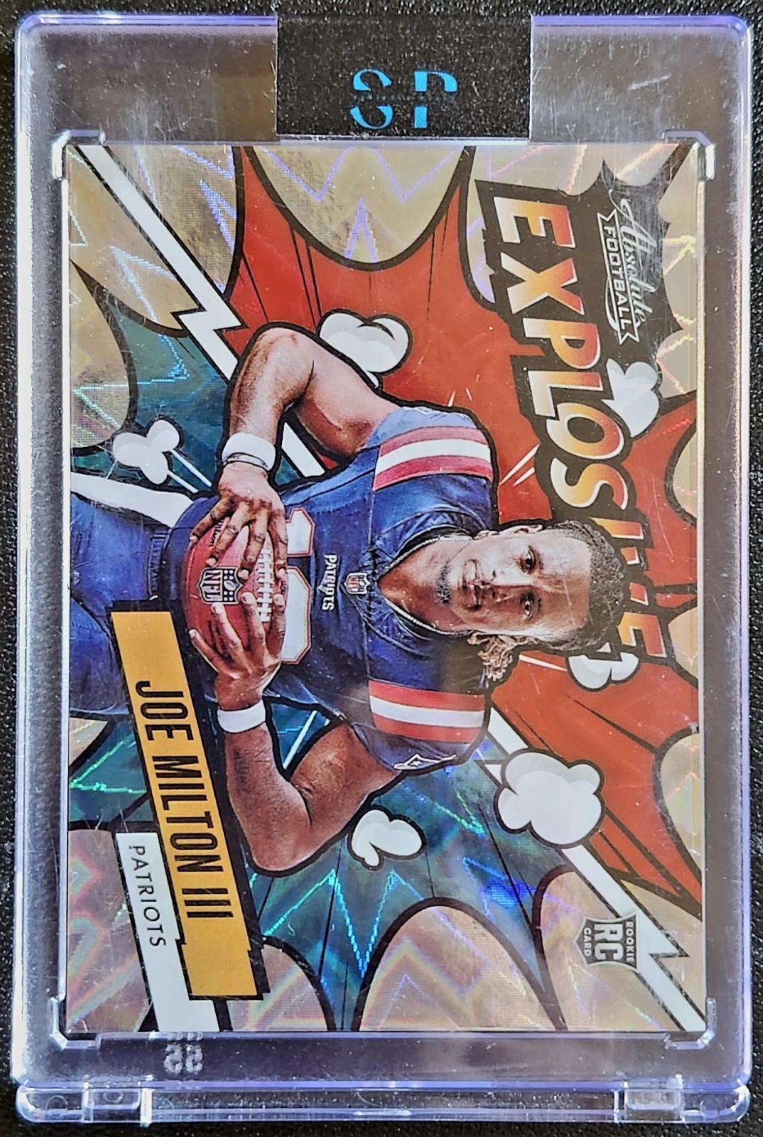 2024 Joe Milton ROOKIE Panini Absolute EXPLOSIVE EX-JMN New England Patriots
