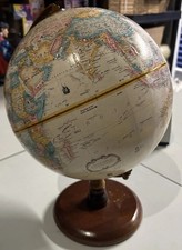 Replogle World Classic Series 9 Inch Diameter Globe & Raised Relief Made in USA