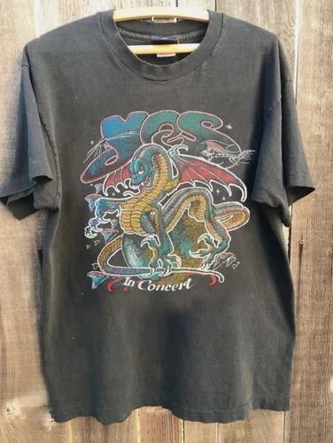 HOT! Yes Tour Band Concert Unisex Black T shirt S-5XL - product listing photo