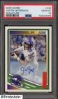 2025 Score Signature #230 Justin Jefferson Vikings AUTO PSA 10 GEM MINT