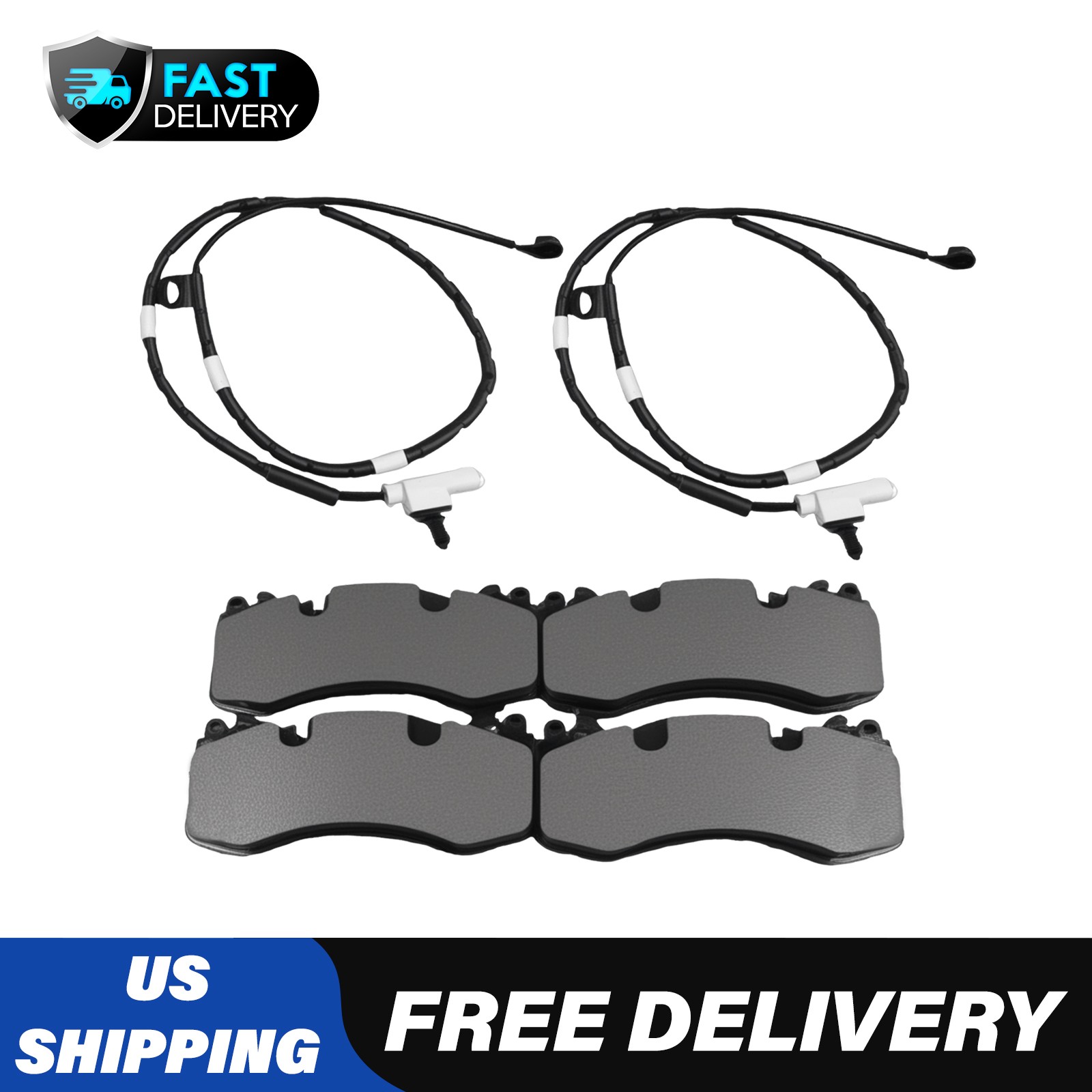 Front Brake pads W/Sensors HY532D007BC HY532L507AA For Aston Martin DB11 Vantage