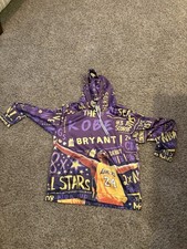 Kobe Bryant Pullover Hoodie LA Lakers Purple Youth XL