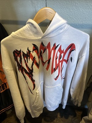 REVENGE HOODIE: 999 DOVE SEMENT RED CEMENT JUICE WRLD