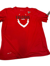 Nike NFL OnField Apparel Atlanta Falcons Logo - Camiseta para hombre - Talla L Roja