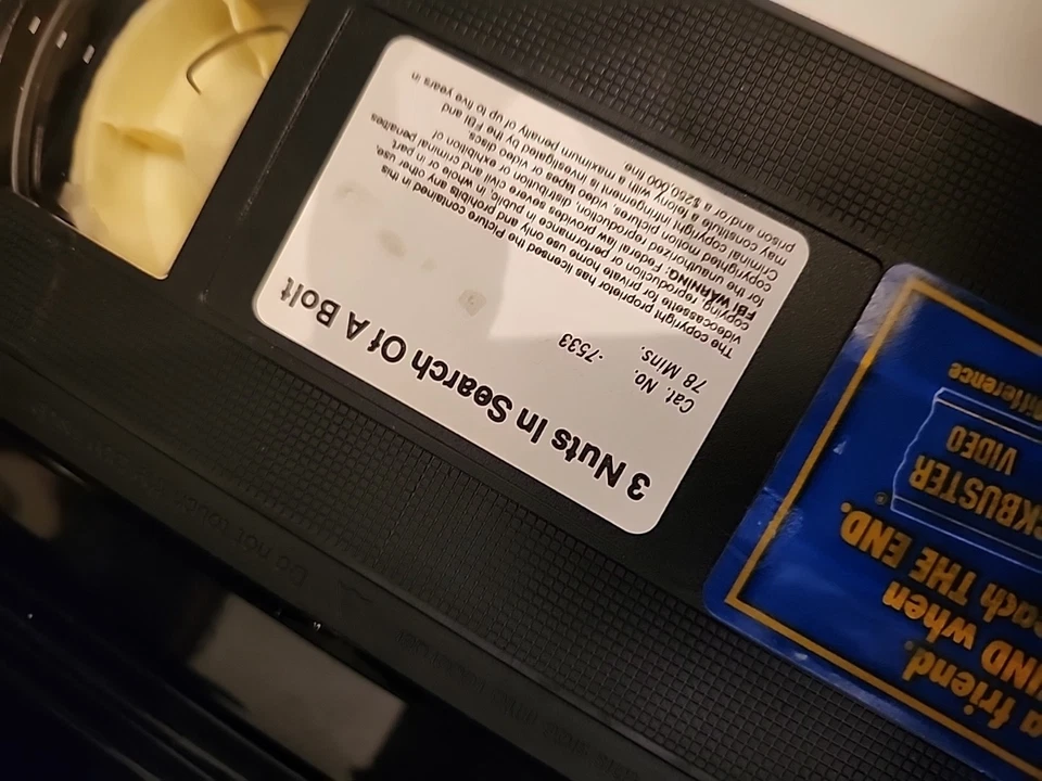 3 NUTS IN SEARCH OF A BOLT VHS SIMITAR CLAMSHELL MAMIE VAN DOREN TOMMY NOONAN - Image 3 of 4