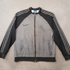 Adidas Track Jacket Large Grey  Vespa Scooter Originals Casuals Mod Seefeld