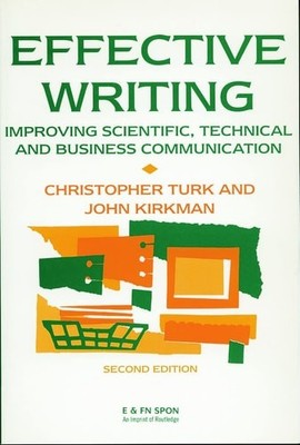 Effective Writing by Kirkman, John, Good Book