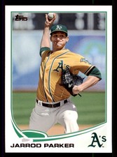 2013 Topps #211 Jarrod Parker Oakland Athletics