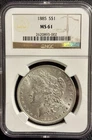 1885 $1 Morgan Silver Dollar MS61 NGC