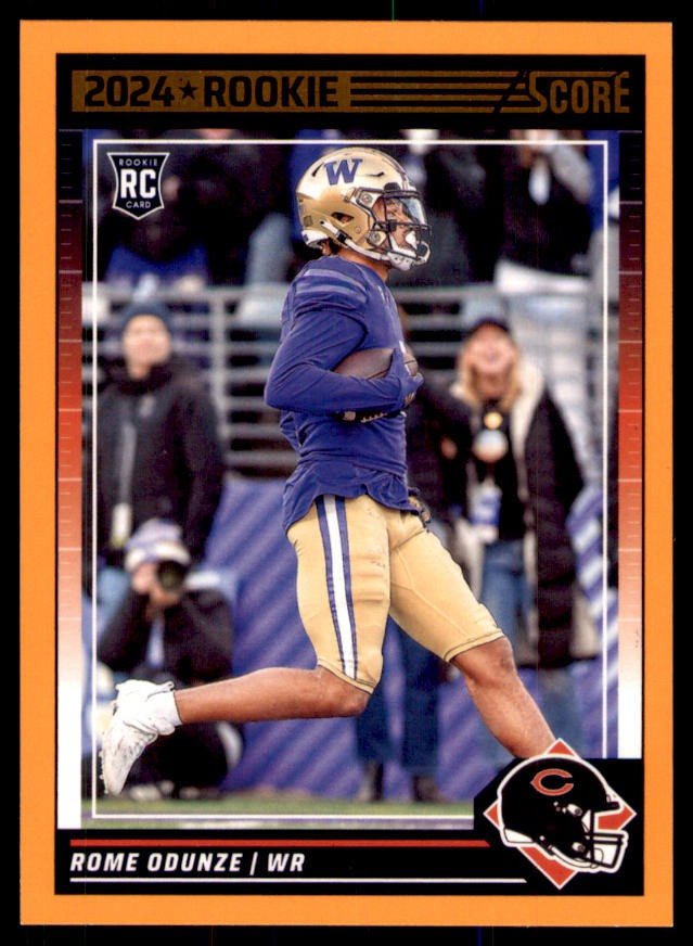 2024 Score #309 Rome Odunze Orange RC