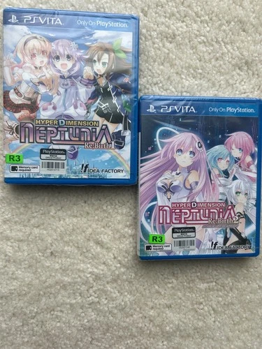 Hyperdimension Rebirth 1+2 Asian/English Playstation PS Vita Game Lot New SEALED