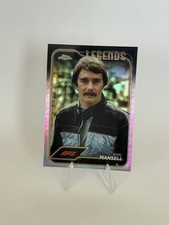 Nigel Mansell—2024 Topps Chrome Formula 1 F1 #189 Refractor