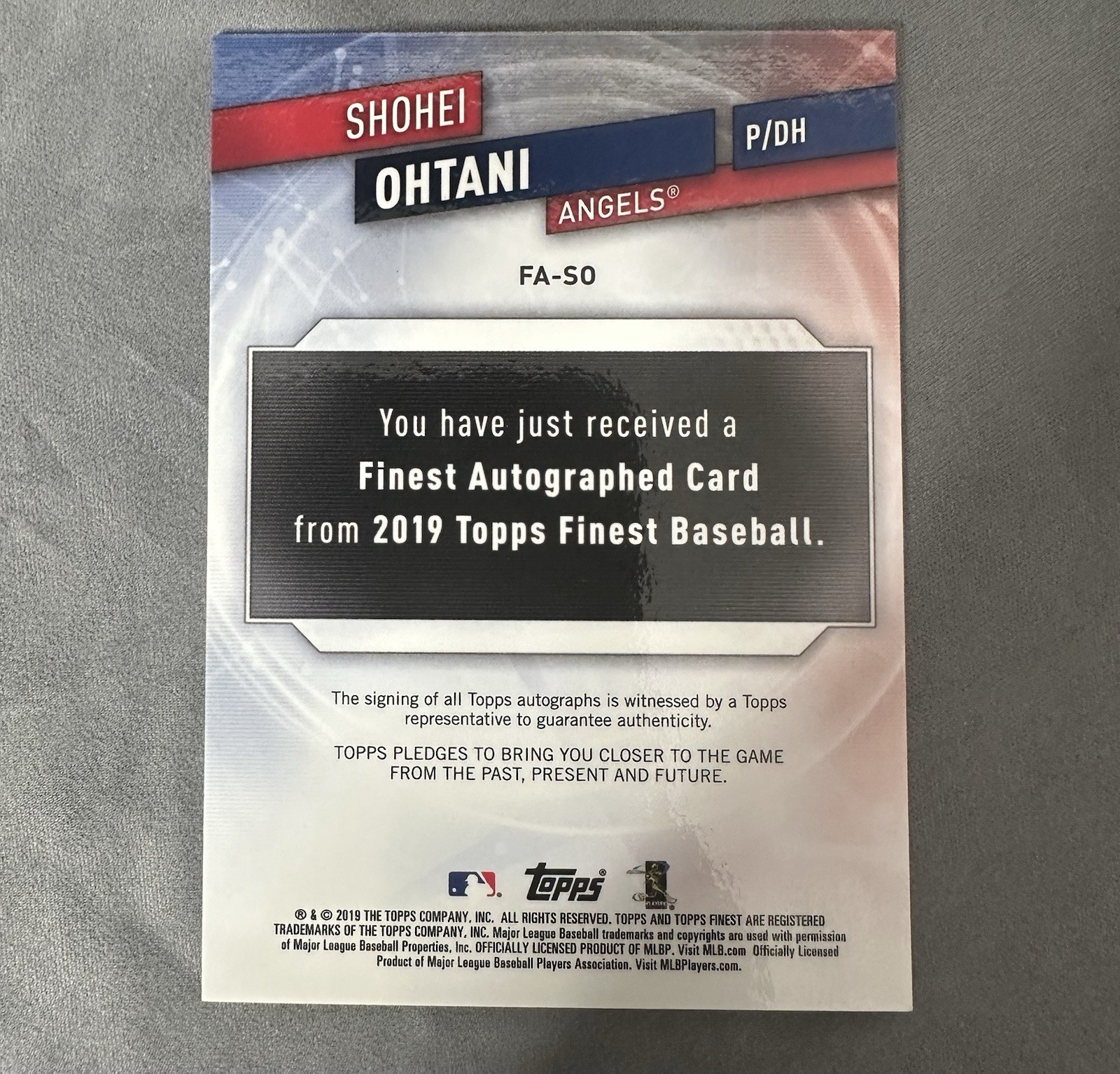 2019 Topps Finest - Shohei Ohtani 2nd Yr RC SP Refractor Auto! RC SIG!🔥😬👌 view 9