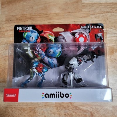 Nintendo Amiibo Metroid Dread Samus and E.M.M.I. Figures 2 Pack Set Brand New