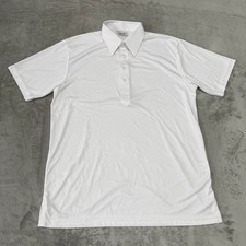 Collars  Co Dress Collar Polo Shirt Mens Small White Classic Stretch New NWOT