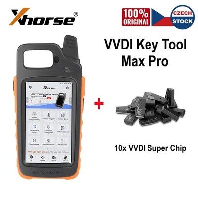 XHORSE VVDI Key Tool Max Pro Read Voltage and Leakage Current + 10pcs Super Chip