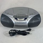 Sony CFD-S250 AM/FM Radio Boombox CD Player Cassette Tape Recorder w/ Cord Works