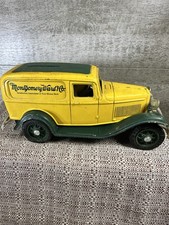 ERTL 1932 Ford Panel Delivery Truck Bank Montgomery Ward 5 Die-Cast 1:25 Scale