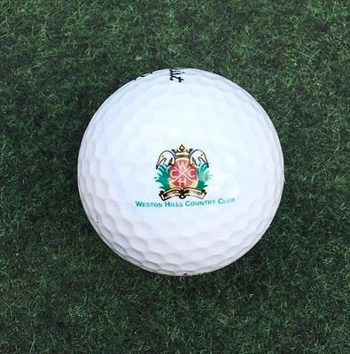 Weston Hills Country Club (Weston, Florida) Logo Golf Ball