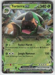 Torterra ex 012/162 Temporal Forces Double Rare Holo