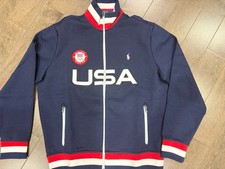 POLO Ralph Lauren 2022 Olympic TEAM USA Track Jacket Winter Games Sz L BRAND NEW