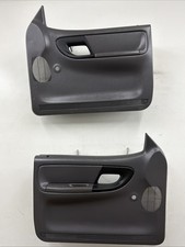 1995-2001 Ford Ranger Set Of Front Interior Manual Door Panels Oem Dark Gray 1995-2001 Ford Ranger Set Of Front Interior Manual Door Panels Oem Dark Gray