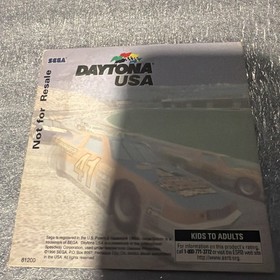 Sega Sports Daytona USA Sega Saturn Not for Resale Disc w/ Case Artwork 1994