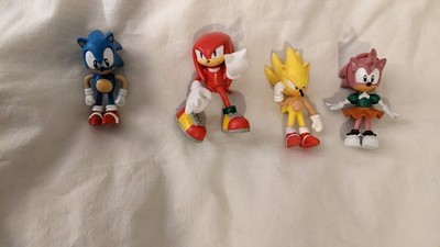 Super Sonic the Hedgehog Tales, Amy-Rose, Knuckles & Sonic 2'' Figuren Cake Toppe