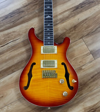 PRS Private Stock McCarty Cherry Sunburst Electric Guitar Semi-Hollow Body