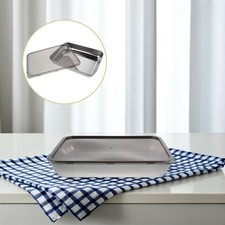 2 Pcs Ice Cream Freezer Container Stainless Steel Containers Food with Lid