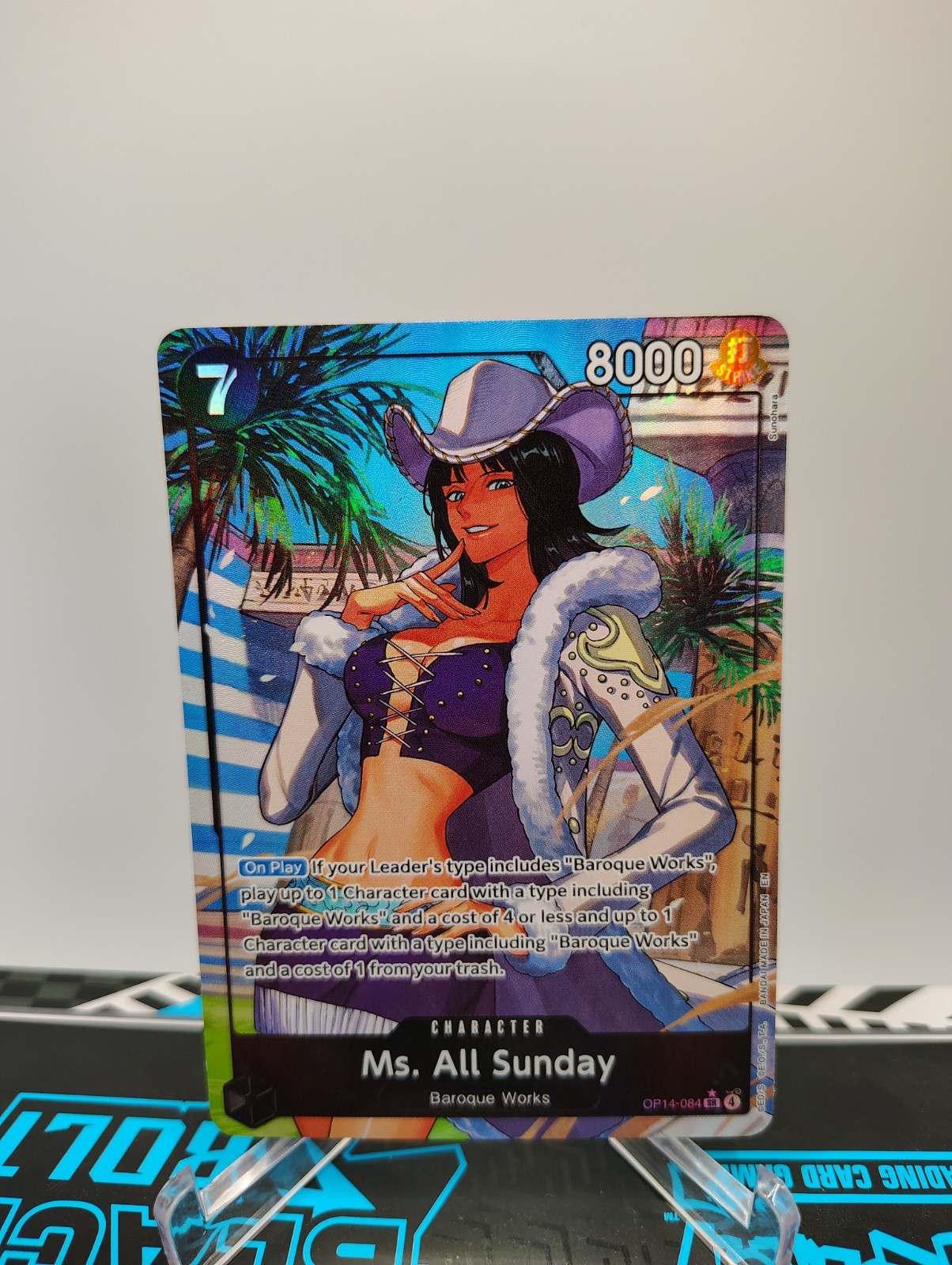 One Piece The Azure Sea’s Seven Ms. All Sunday OP14-084 Alt Art NM English