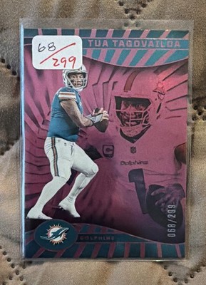 2024 Panini Illusions - Tua Tagovailoa #55 Trophy Collection Pink /299