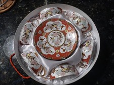 Fine porcelain tea set for 6