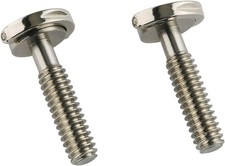 E-outstanding D Ring Hinged Screw 2PCS 1/4-20 Thread D-Ring Stainless 26mm